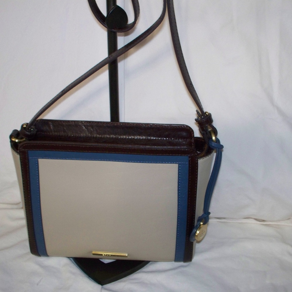 Brahmin CARRIE Sand Westport Tri Texture Crossbody